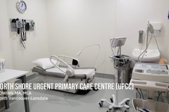 North Vancouver / North Shore Urgent Primary Care Centre - Bowinn Ma, MLA